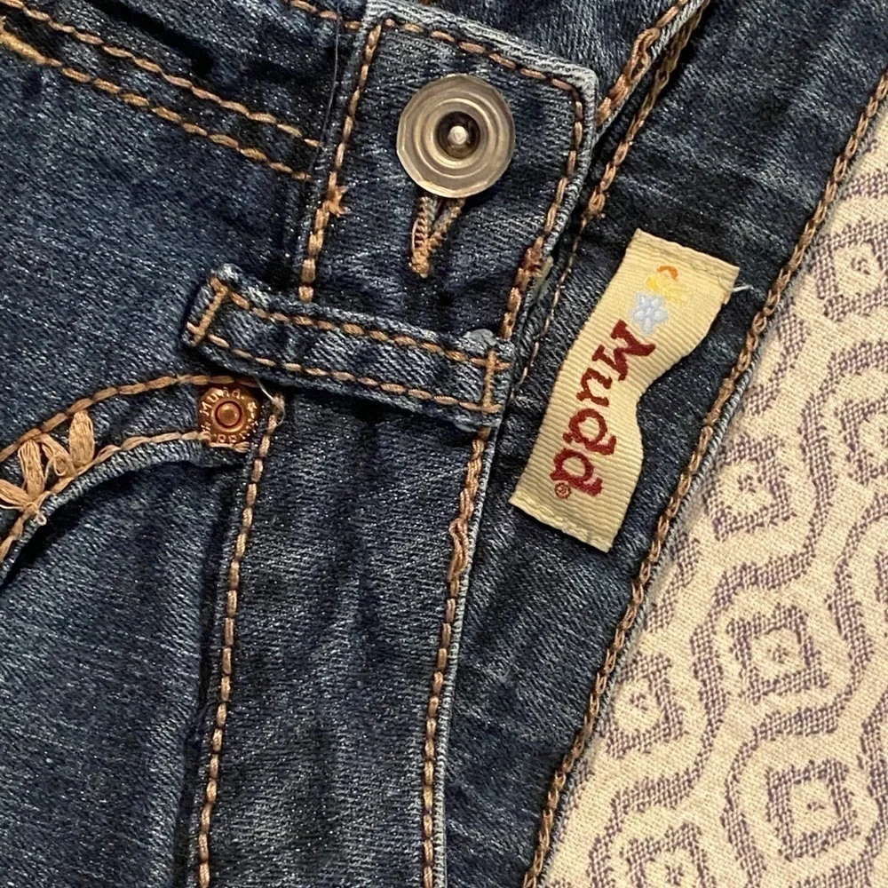 MUDD Girls Dark Blue Wash Denim Shorts​​​​​​​​​